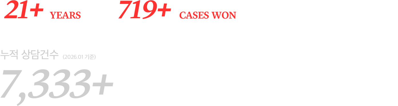 경찰조사부터 재판 끝날때까지 직접 도와드리고 보호해드립니다.